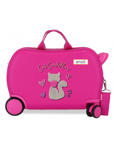 9391021 ABS ROLLING SUITCASE 4W.(2 MULTID.) 45CM. ENSO CAT C